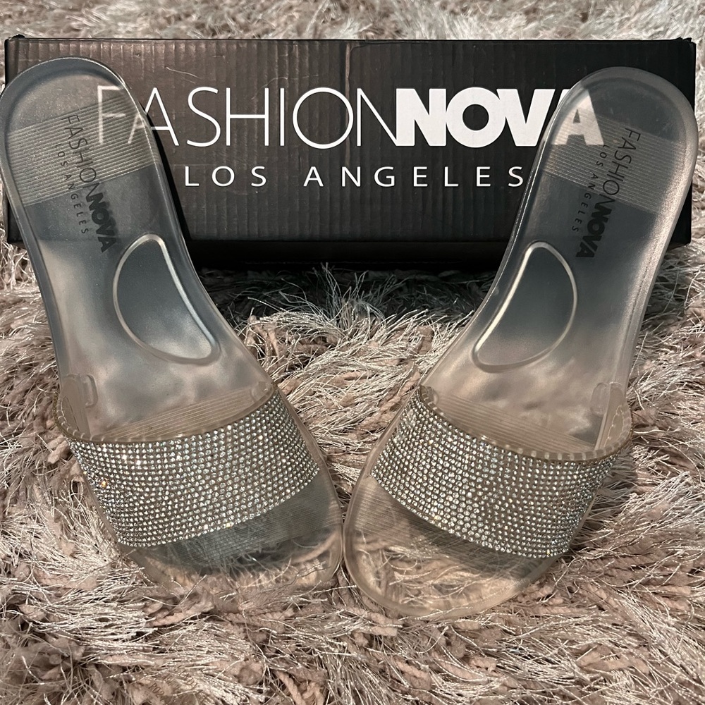 Clear bling slide